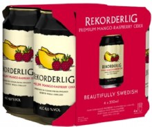 Rekorderlig Mango Raspberry 4 Pack Cans