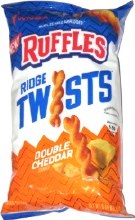 Ruffles Ridge Twists Double Cheddar