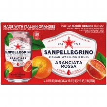 Sanpellegrino Blood Orange 6 Pack Cans