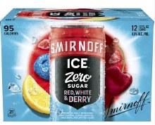 Smirnoff Ice Zero Sugar Red White & Berry 12 Pack Cans