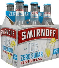 Smirnoff Ice Zero Sugar 6 Pack Bottles