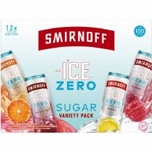 Smirnoff Ice Zero Sugar Hard Seltzer 12 Pack Cans