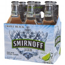 Smirnoff Ice Lime Triple Black 6 Pack Bottles