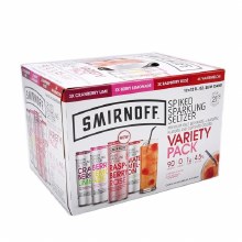 Smirnoff Seltzer Variety 12 Pack Cans