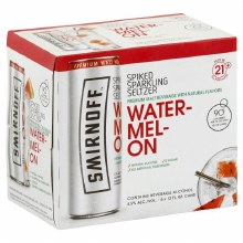 Smirnoff Seltzer Watermelon 6 Pack Cans