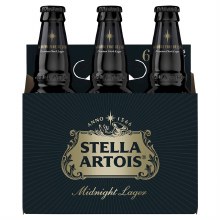 Stella Artois Midnight Lager 6 Pack Bottles