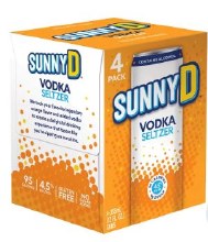 SunnyD Vodka Seltzer 4 Pack Cans