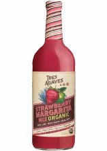 Tres Agaves Strawberry Margarita Mix 1L