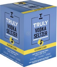 Truly Vodka Seltzer Blackberry Lemon 4 Pack Cans