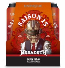 Unibroue Saison 13 Megadeth 4 Pack Cans