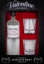 Valentine Vodka Gift Set 750ml