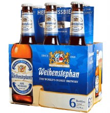 Weihenstephaner Hefe Weissbier 6 Pack Bottles