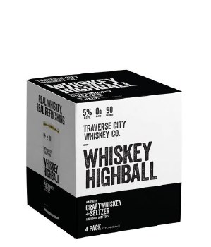 Traverse City Whiskey Co Highball Original Seltzer 4 Pack Cans