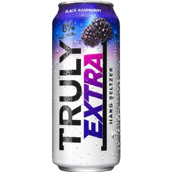 Truly Extra Black Raspberry Hard Seltzer 16oz Can