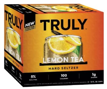 Truly Lemon Tea Hard Seltzer 6 Pack Cans