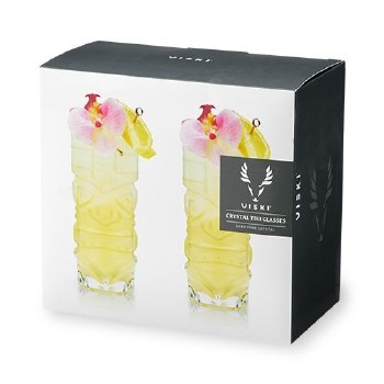 Viski Crystal Tiki Glasses