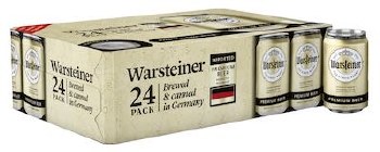 Warsteiner 24 Pack Cans