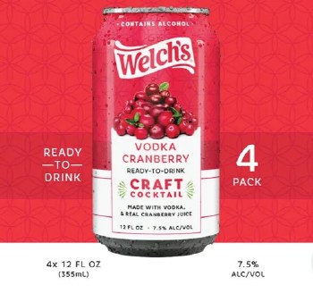 Welch's Vodka Cranberry 4 Pack