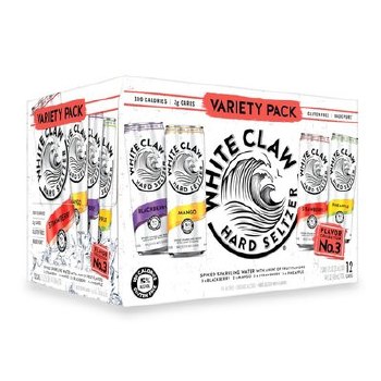 White Claw Variety Pack Number 3 12 Pack Cans