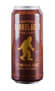Great Divide Barrel Aged Yeti 16oz Can