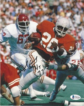 EARL CAMPBELL AUTOGRAPHED HAND SIGNED UT 8X10 PHOTO