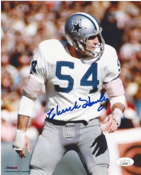 CHUCK HOWLEY AUTOGRAPHED HAND SIGNED DALLAS COWBOYS 8X10 PHOTO