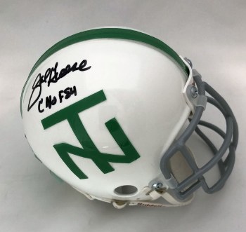 JOE GREENE AUTOGRAPHED HAND SIGNED UNT MINI HELMET
