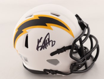 keenan allen signed mini helmet