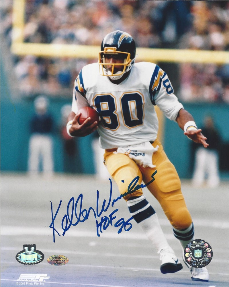 Dan Fouts Kellen Winslow Chargers Air Coryell Signed 8x10 Photo BAS COA  Football