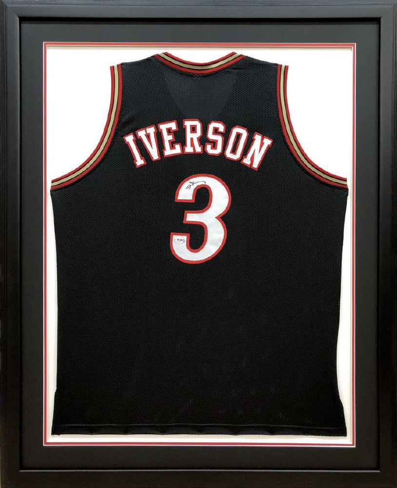 Iverson's Official Philadelphia 76ers Signed Jersey