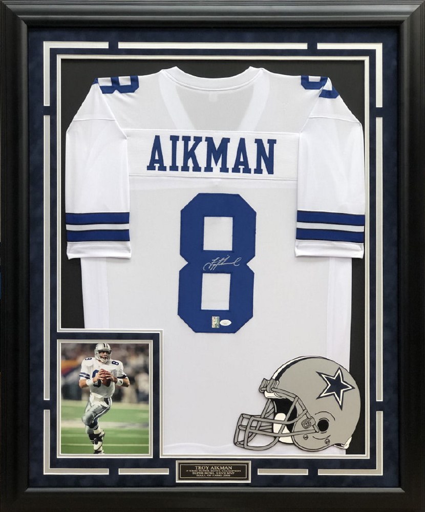 Dallas Cowboys Womens Troy Aikman #8 Nike White Game Replica Jersey