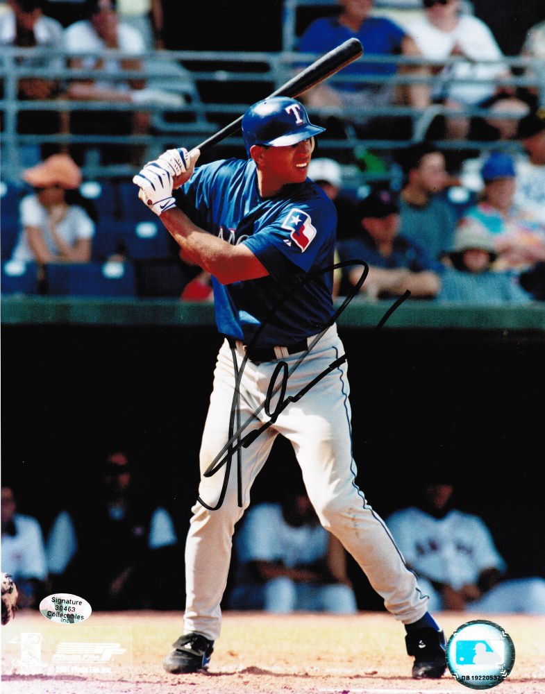 Adrian Beltre Autographed Hand Signed Custom Framed Texas Rangers