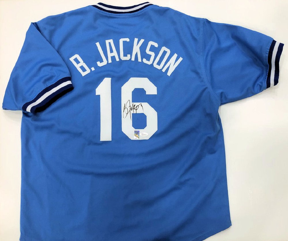 Bo Jackson Kansas City Royals Autographed White Mitchell & Ness Jersey