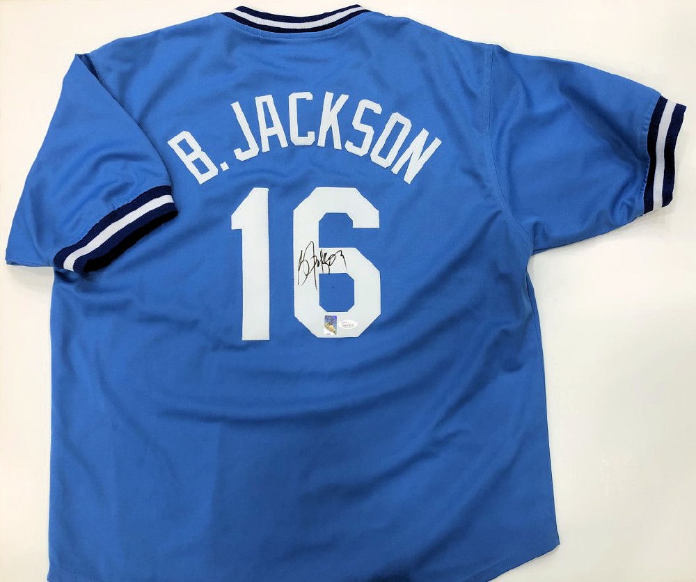 Bo Jackson Autographed Signed Kansas City Royals Framed Jersey 