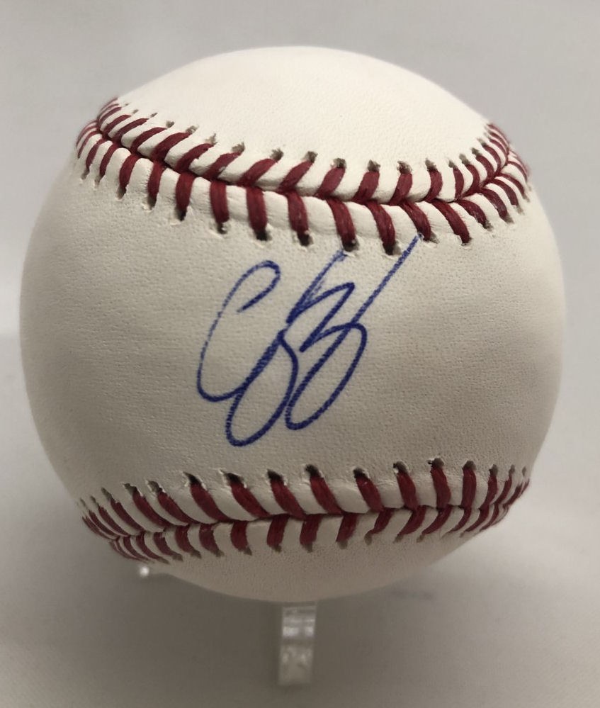 Corey Seager Autographed Baseball