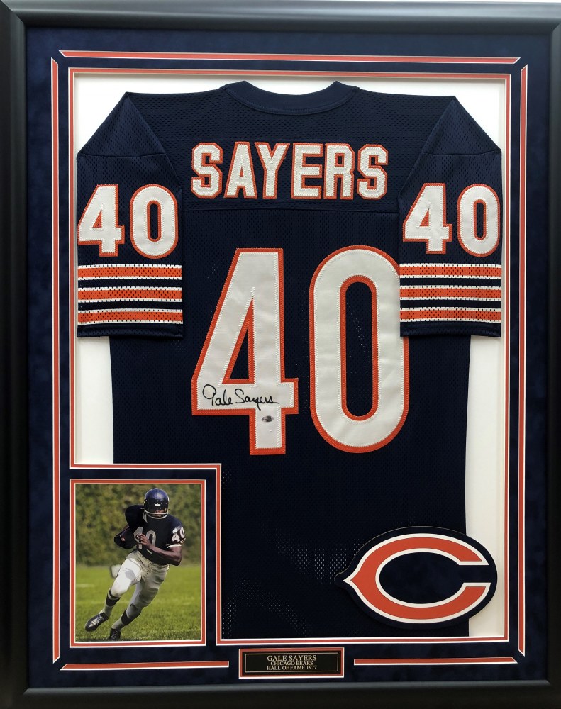 GALE SAYERS AUTOGRAPHED HAND SIGNED 