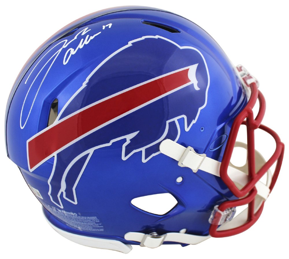 Josh Allen Signed Full Size Helmet - collectibles - by owner