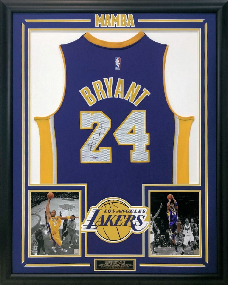 kobe bryant jersey signed