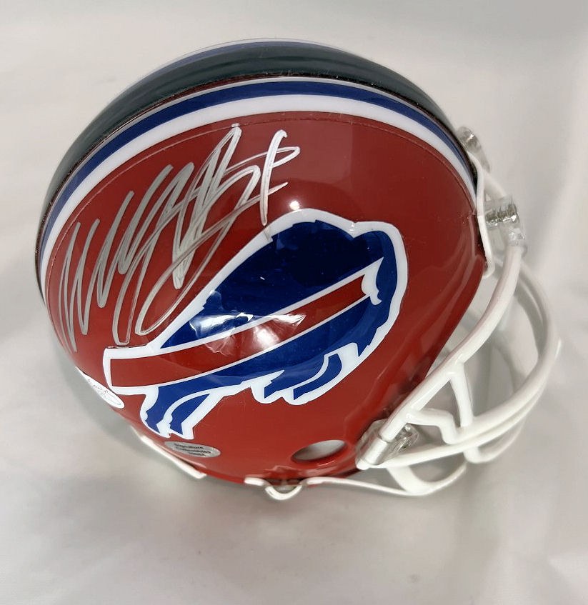 buffalo bills autographed mini helmet