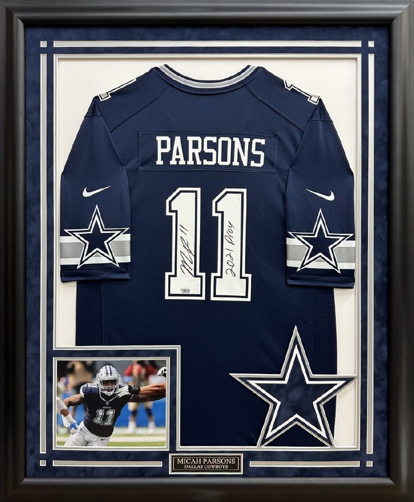 Tony Romo Autographed Dallas Cowboys #9 Reebok Premier Framed Jersey - Navy