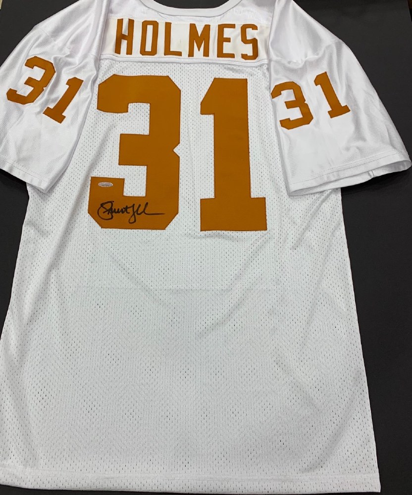PRIEST HOLMES SIGNED UT JERSEY 