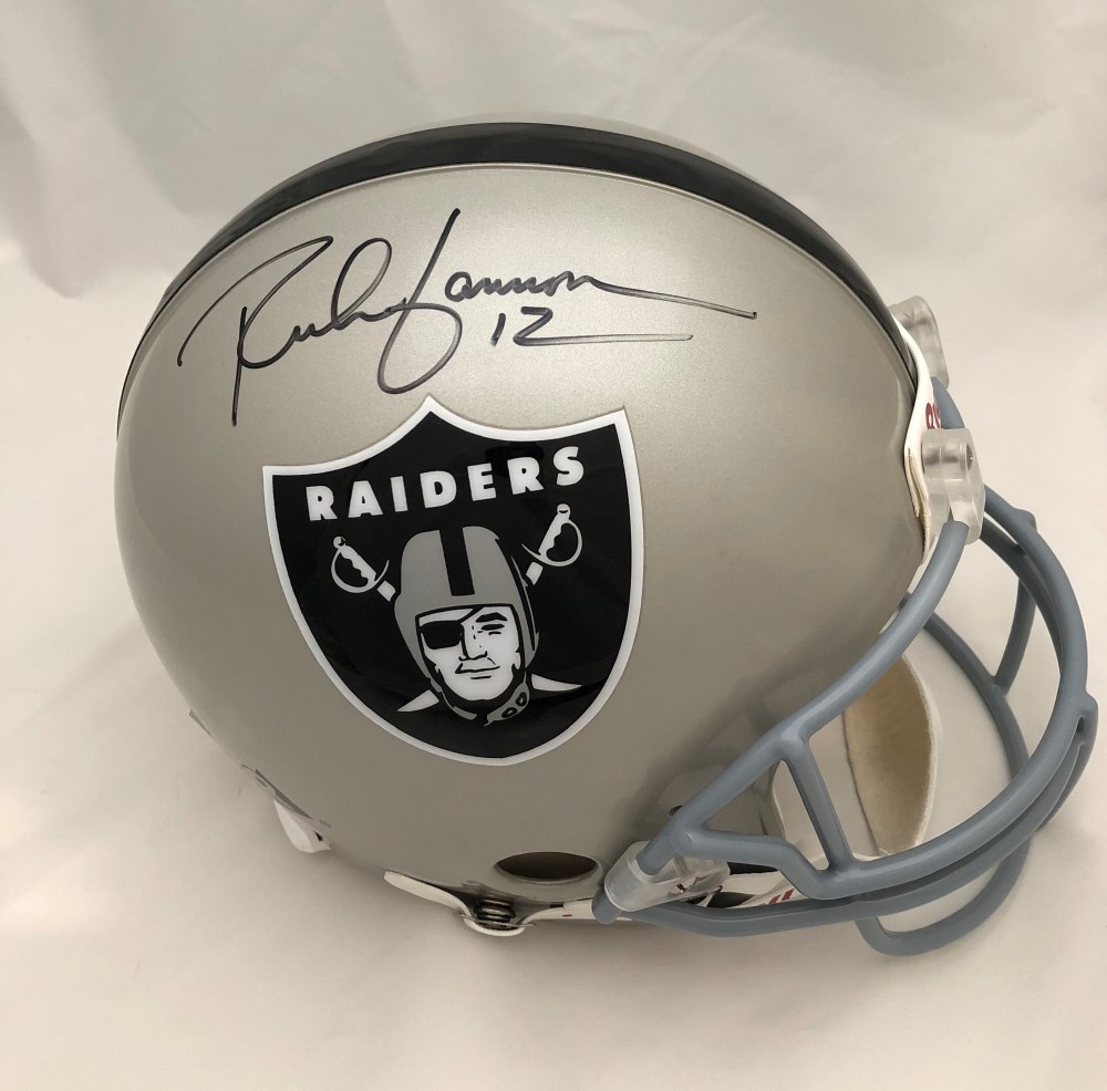 raiders signed memorabilia