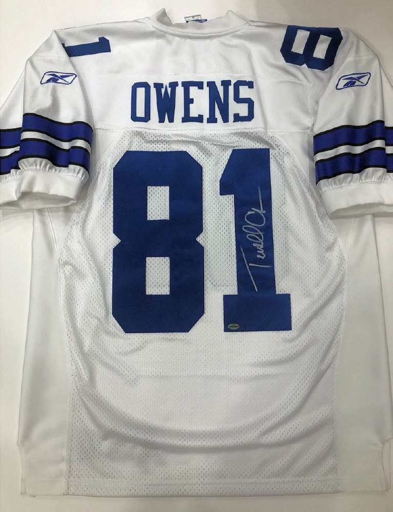 TERRELL OWENS AUTOGRAPHED HAND SIGNED DALLAS COWBOYS REEBOK JERSEY -  Signature Collectibles