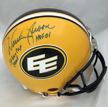 WARREN MOON AUTOGRAPHED HAND SIGNED EDMONTON ESKIMOS FULL SIZE AUTHENTIC HELMET