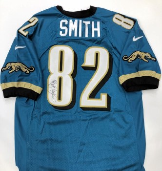 JIMMY SMITH AUTOGRAPHED JACKSONVILLE JAGUARS NIKE JERSEY
