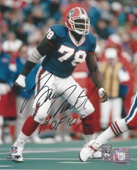 Jim Kelly Buffalo Bills Signed Autographed 8 x 10 Photo Heritage  Authentication COA