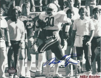 MIKE ROZIER AUTOGRAPHED HAND SIGNED NEBRASKA 8X10 PHOTO