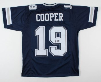 AMARI COOPER AUTOGRAPHED HAND SIGNED DALLAS COWBOYS JERSEY