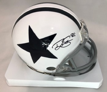DALTON SCHULTZ AUTOGRAPHED HAND SIGNED DALLAS COWBOYS MINI HELMET