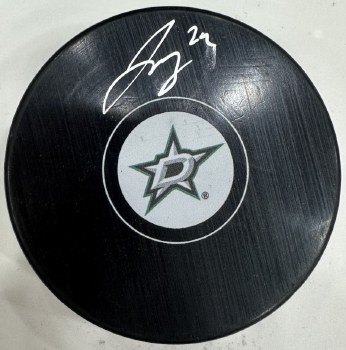 JAKE OETTINGER AUTOGRAPHED HAND SIGNED PUCK